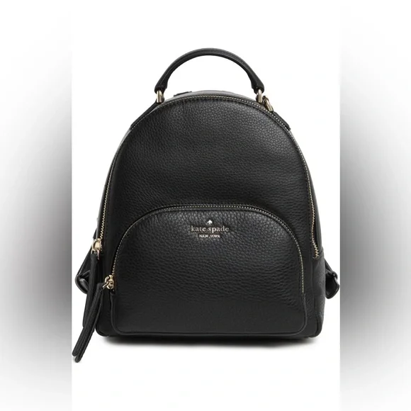 kate spade | Bags | Kate Spade Jackson Black Pebbled Leather  display picture 1